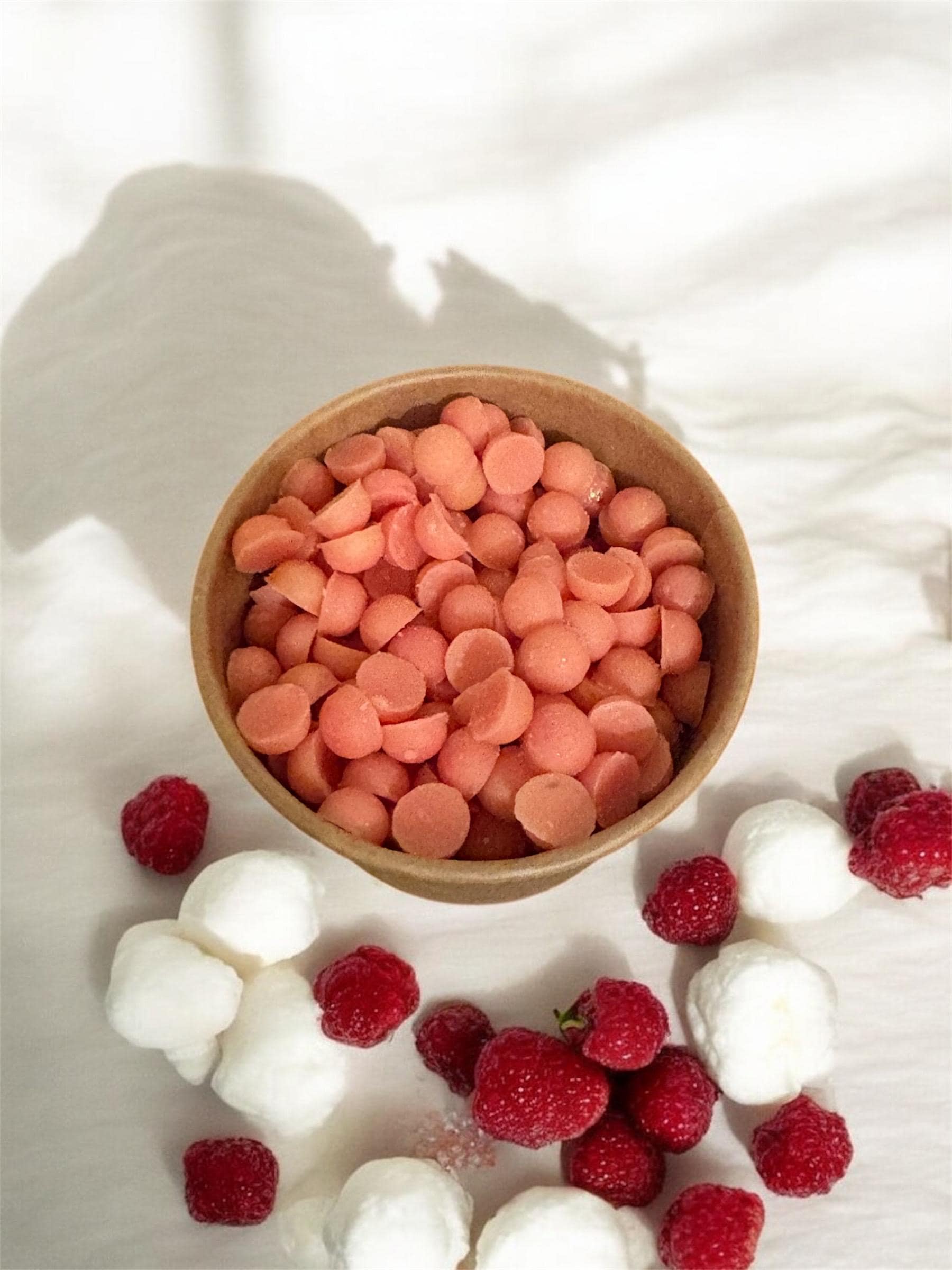 Marshmallow & Fresh Raspberry Wax Melt Scoopies